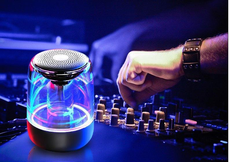 Column Bluetooth Speaker with RGB Lights & Bass