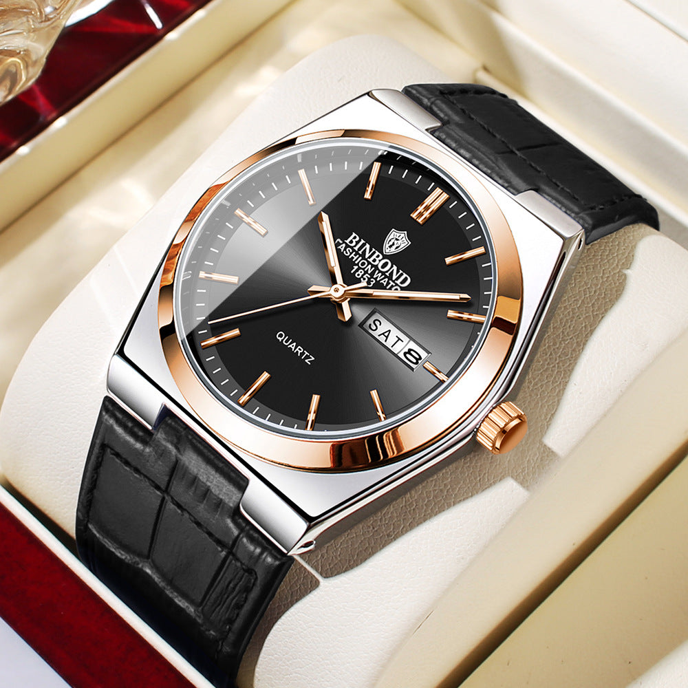 Light Luxury Casual Business New Quartz Watch Men